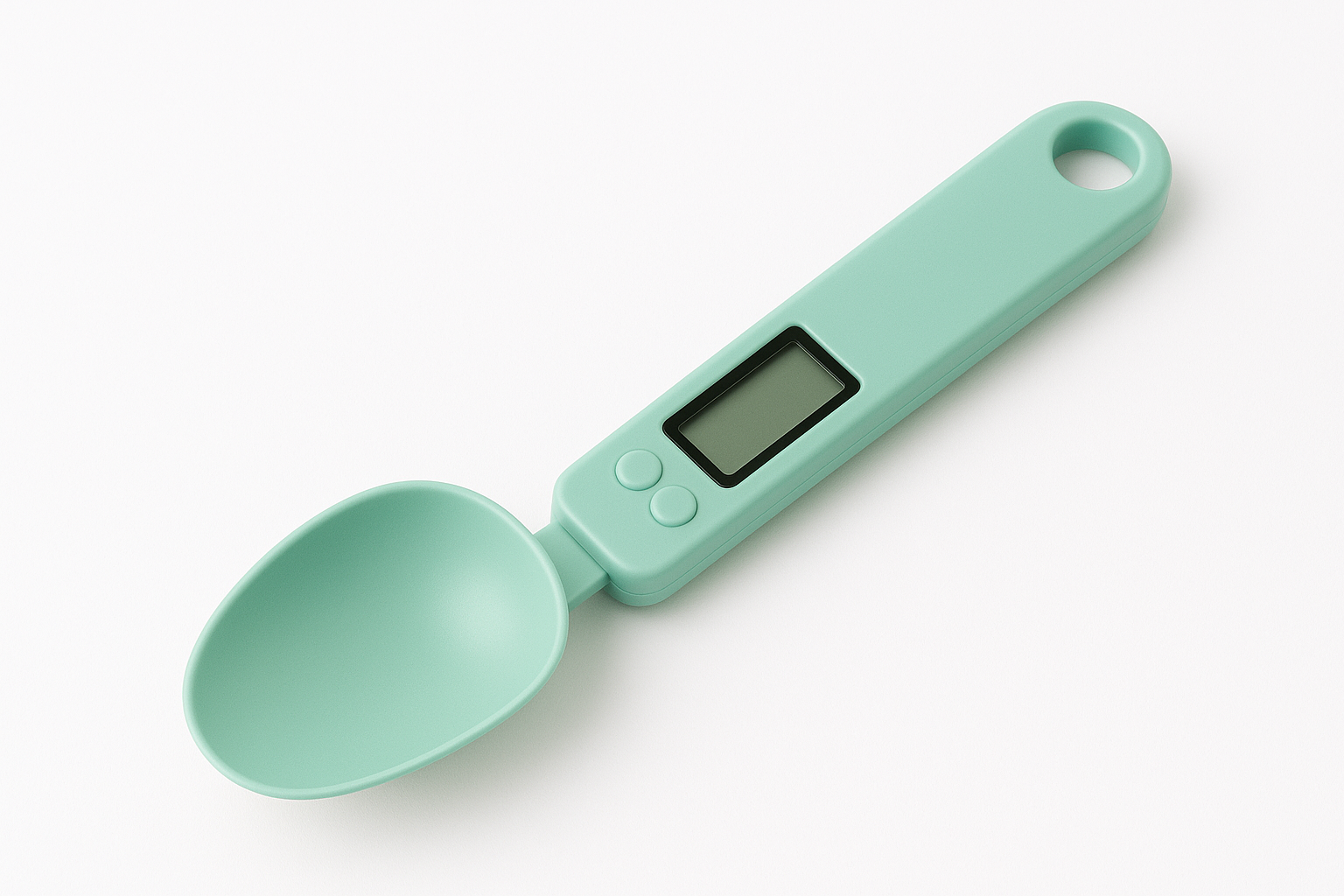 Cuillère verte faisant mini balance allant de 0,5g-500g avec écran LCD